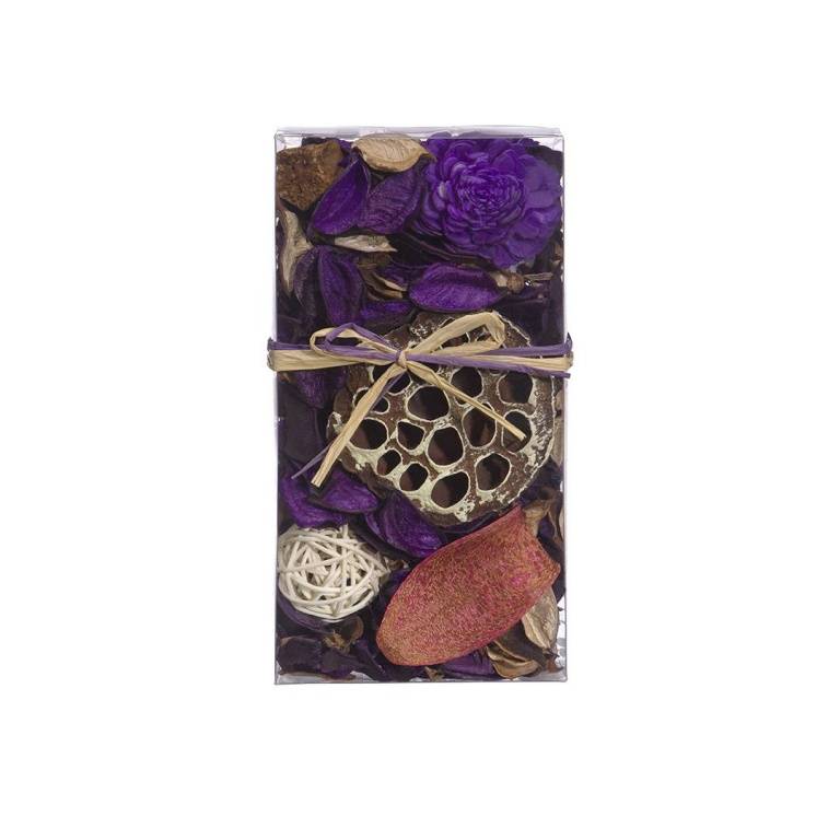 Набор сухоцветов из натуральных материалов, с ароматом лаванды, Д200 Ш105 В60, короб, YW-SUH25 фото на RBNG